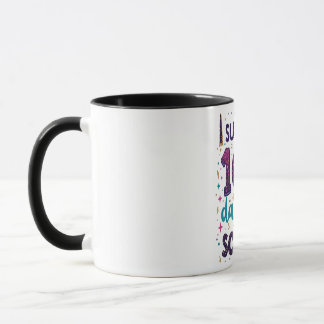I Survived 100 Days of School Unicorn Design Mug