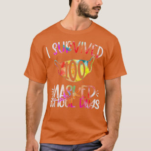 I survived 100 masked school days 22 T-Shirt