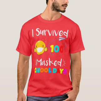 I survived 100 masked school days Classic TShirt