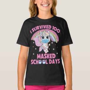 I Survived 100 Masked School Days T-Shirt