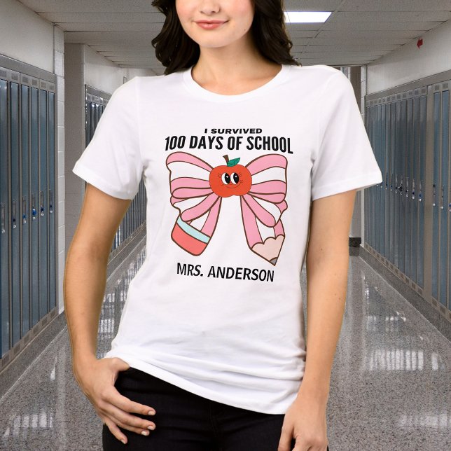 I Survived 100 Of School Tri-Blend Shirt (Creator Uploaded)