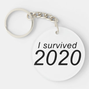 "I survived 2020" Key Ring