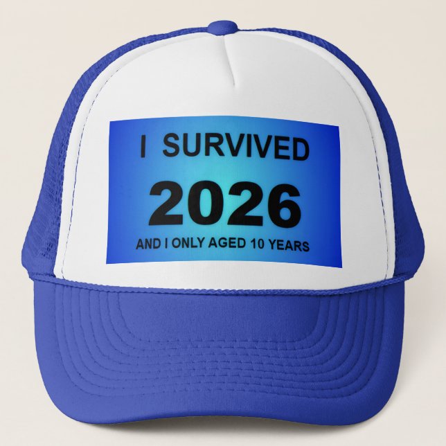 I Survived 2026 Trucker Hat (Front)