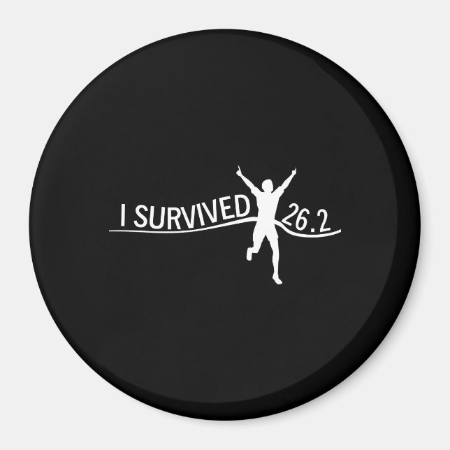 I Survived 26.2 Magnet (Front)
