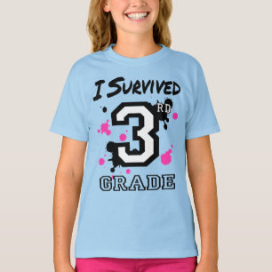 I Survived 3rd Grade Girls T-Shirt