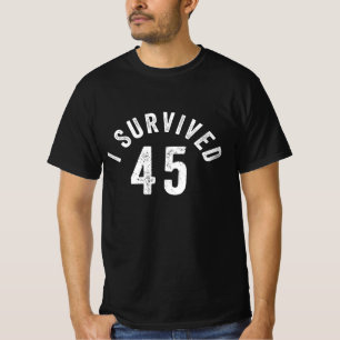 I Survived 45 T-shirt 2020 Presidential Election
