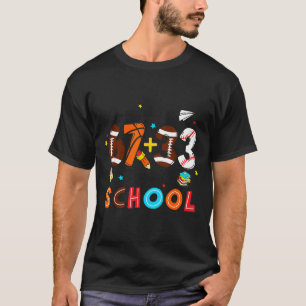 I Survived 67 33 Days Of School Baseball Basketbal T-Shirt