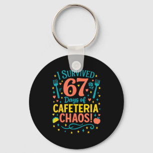 I Survived 67 Days Of Cafeteria Chaos 67 Meme Lunc Key Ring