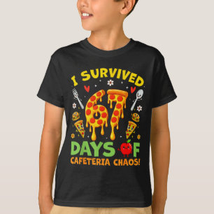 I Survived 67 Days Of Cafeteria Chaos Funny Boy Gi T-Shirt