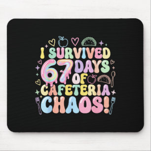 I Survived 67 Days Of Cafeteria Chaos Lunch Lady M Mouse Mat