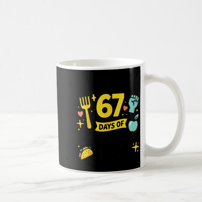 I Survived 67 Days Of Cafeteria Chaos Lunch Lady S Coffee Mug (Right)