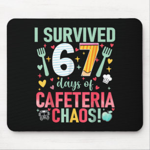 I Survived 67 Days Of Cafeteria Chaos Lunch Lady S Mouse Mat
