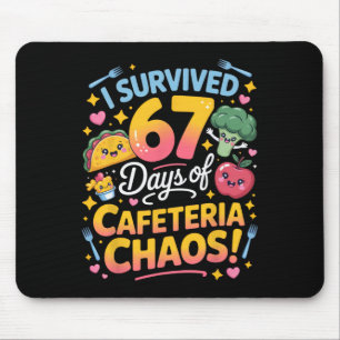 I Survived 67 Days Of Cafeteria Chaos Teacher Humo Mouse Mat