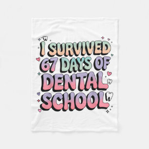 I Survived 67 Days Of Dental School Students Teach Fleece Blanket