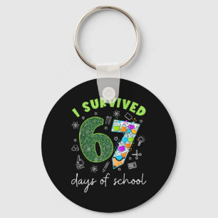 I Survived 67 Days Of School 67 Meme Science Teach Key Ring