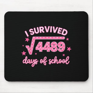 I Survived 67 Days Of School 6-7 Meme Math Teacher Mouse Mat