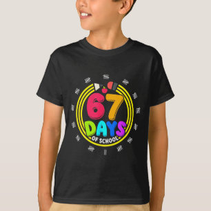 I Survived 67 Days Of School 6 7 Meme Z Gen T-Shirt