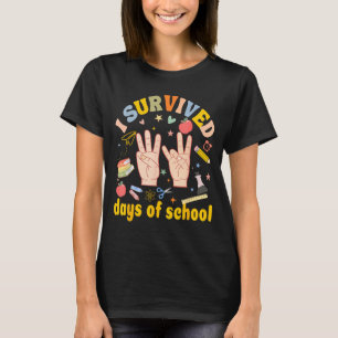 I Survived 67 Days Of School American Sign Languag T-Shirt