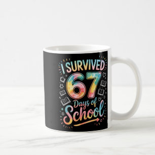 I Survived 67 Days Of School Celebration Coffee Mug