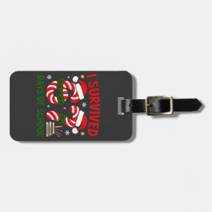 I Survived 67 Days of School Christmas 100 Days Luggage Tag