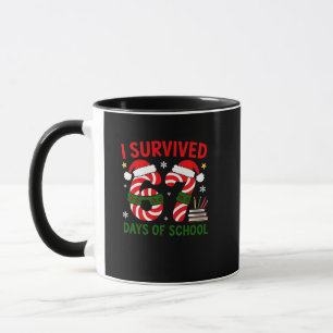 I Survived 67 Days of School Christmas 100 Days   Mug