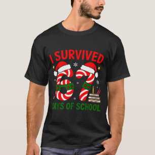 I Survived 67 Days Of School Christmas Six Seven M T-Shirt