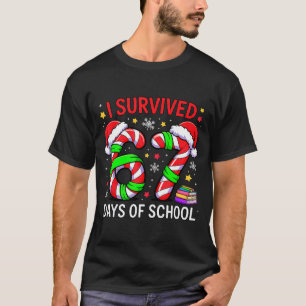 I Survived 67 Days Of School Christmas T-Shirt