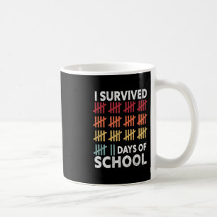 I Survived 67 Days Of School Funny 67 Counting Mat Coffee Mug