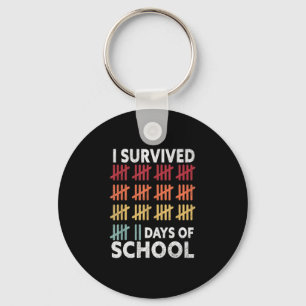 I Survived 67 Days Of School Funny 67 Counting Mat Key Ring