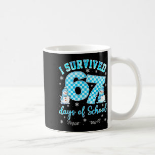 I Survived 67 Days Of School Funny 67 Meme Christm Coffee Mug