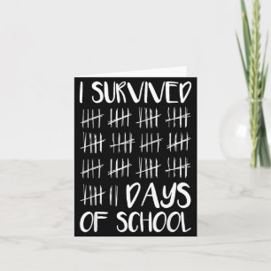 I Survived 67 Days Of School Funny 67 Meme Tally M Card
