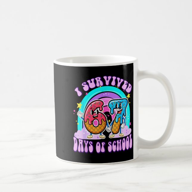 I Survived 67 Days Of School Funny 67 Teachers Stu Coffee Mug (Right)