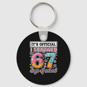 I Survived 67 Days Of School Funny 67 Teachers Stu Key Ring