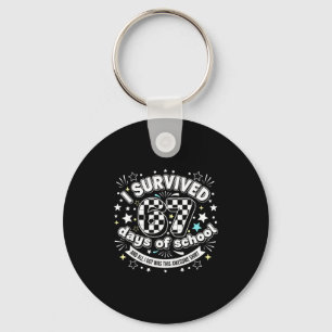 I Survived 67 Days Of School Funny 67 Teachers Stu Key Ring