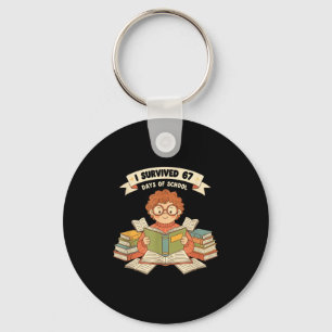 I Survived 67 Days Of School Funny 67 Teachers Stu Key Ring