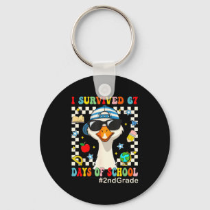I Survived 67 Days Of School Funny Goose Boys 2nd Key Ring