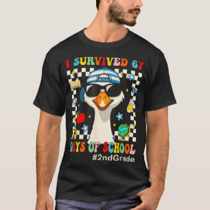 I Survived 67 Days Of School Funny Goose Boys 2nd T-Shirt