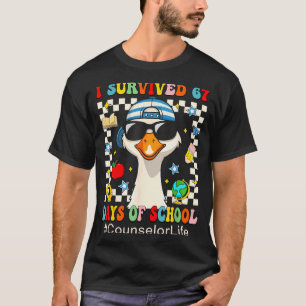 I Survived 67 Days Of School Funny Goose Boys Coun T-Shirt