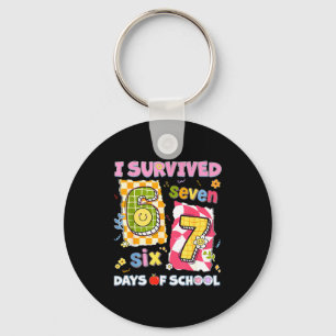 I Survived 67 Days Of School Funny Meme Boy Girl T Key Ring