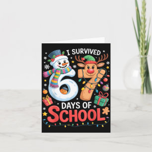 I Survived 67 Days Of School Funny Meme Six Seven  Card