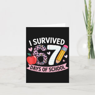 I Survived 67 Days Of School Funny Meme Student Te Card