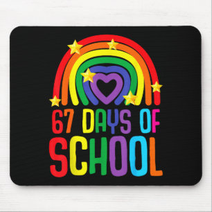 I Survived 67 Days Of School Funny Meme Student Te Mouse Mat