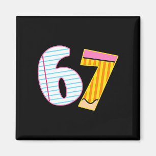 I Survived 67 Days Of School Funny Meme Teacher 2  Magnet