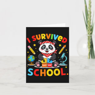 I Survived 67 Days Of School Funny Meme Teacher St Card