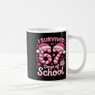 I Survived 67 Days Of School Funny Meme Teacher St Coffee Mug