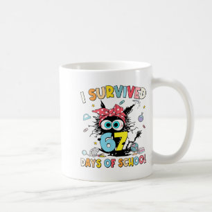 I Survived 67 Days Of School Funny Meme Teacher St Coffee Mug