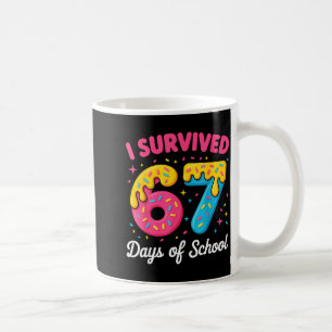 I Survived 67 Days Of School Funny Meme Teacher St Coffee Mug