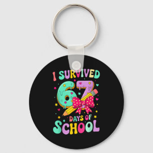 I Survived 67 Days Of School Funny Meme Teacher St Key Ring