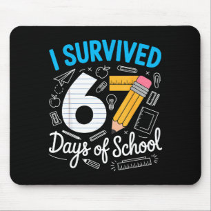 I Survived 67 Days Of School Funny Meme Teacher St Mouse Mat
