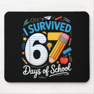 I Survived 67 Days Of School Funny Meme Teacher St Mouse Mat
